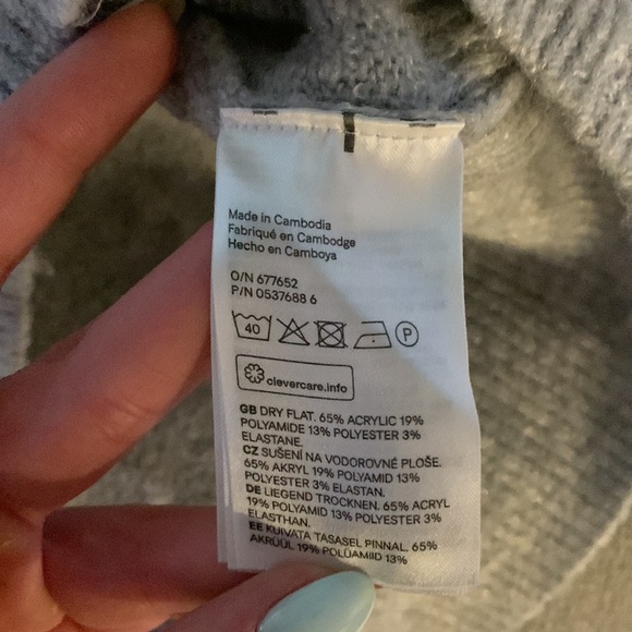 Super soft grey sweater dress H&M - small - Picture 5 of 6